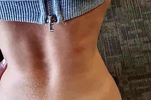 beautiful girl takes anal creampie but what happens next?