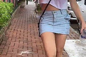 brazilian milf flashes wet tiny top at wild carnival party fuck