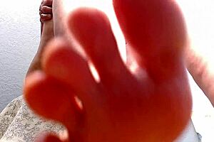 Dawnskye1962's Flat Feet Tease In Pantyhose And Bare Update 211!