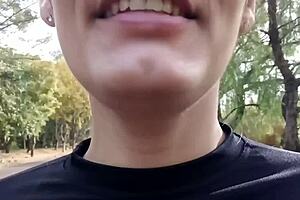 married latina pays daytime street blowjob to stranger flashing her wet pussy publicly