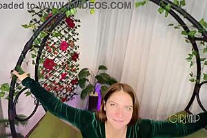 redhead cintia lara flaunts her curvy body from rio grande do sul