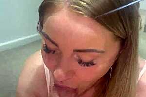 husband's out so i play with stepson's big dick in living room