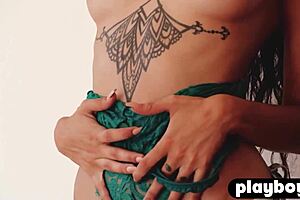 i love posing my bubble butt tattooed milf body in ripped lingerie outdoors