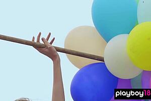 skinny italian francy torino strips naked on beach playing with small tits