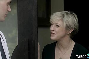 dee williams that hot blonde housewife takes on two huge religious cocks in taboo threesome.