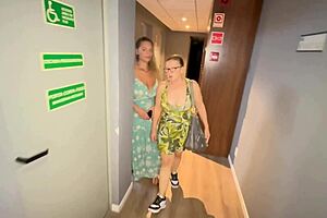 massagem milf part 2 now with her horny daughter and big black cock masseur