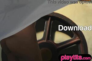 gorgeous canadian petite blonde milf strips nude outdoors