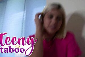 pretty teen babysitter lilith creampies boss pussy doggystyle pov lick