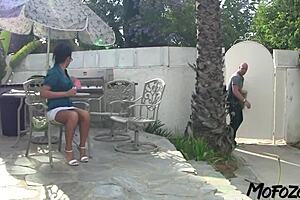 mofozocom milf slurps daddy's monster cock swallows cum load