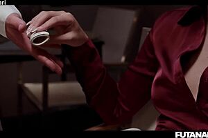 Emiri Momota futa pussy pounded publicly by Layla Scarlett in cum fest