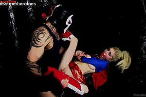 Super Gurl Piper Perri Broken Bound Humiliated Muscular Domination Parody