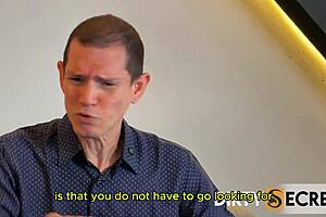 my jealous husband pays for a trainer but i end up bent over getting fucked doggystyle with creampie