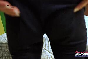 I love inked milf Carmen's messy throatpie ass licking and cum guzzling skills