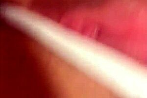 Big-boobed MILF masturbates on camera