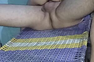 Two men, part of two gay amateurs, perform a sensual act of making love with each other on camera