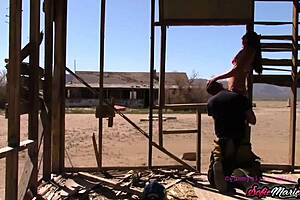 Fit milf sofie marie suggests outdoor fucking with big cock.